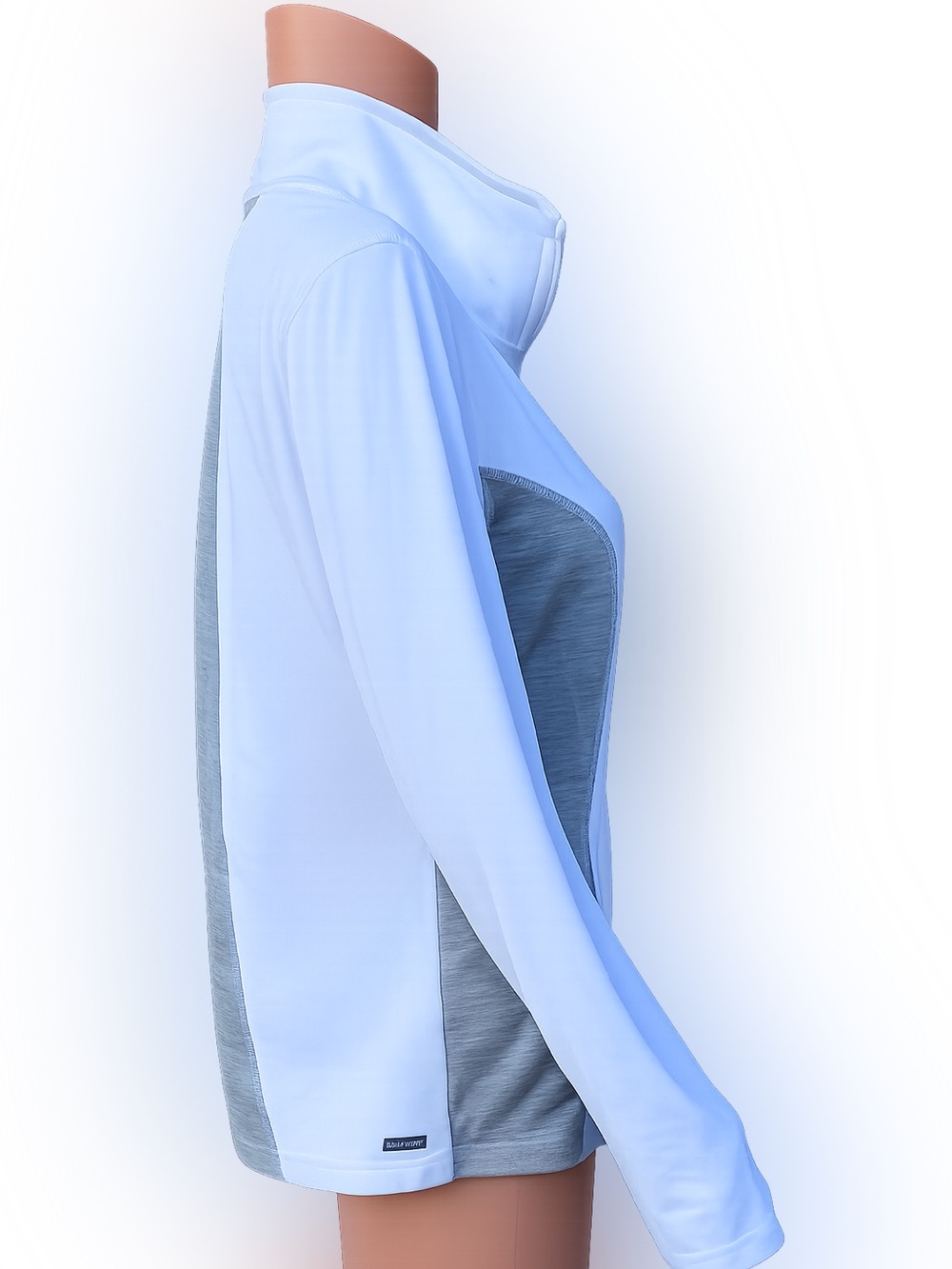 Danskin Now Semi-Fitted Lightweight Athletic Full Zip Jacket Mock Neck Sz L - Picture 3 of 12